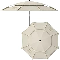 Ombrello Da Spiaggia Dekero 2.4m Antivento - Protezione UV 50+ Con Ancoraggio Sabbia - Foto 2