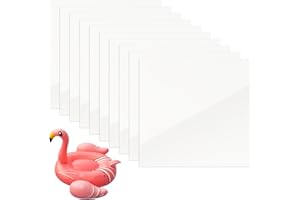 OMCGG 10Pcs Puncture Repair Patches, 3.93 X 3.93inch Inflatable Airbed Repair Kit Self-Adhesive Air Mattress Patch Kit Waterproof Air Bed Repair Patches for Biketyre Paddling Pools Hot Tubs Inflatable Pool