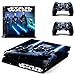 Produktbild Playstation 4 + 2 Controller Aufkleber Schutzfolie Set - Star Wars (9) /PS4