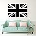 Produktbild Union Jack Flagge British Wand Dekorationen Fenster Aufkleber Wall Decor Sticker Wall Art Aufkleber Sticker Wand Aufkleber Aufkleber Wandbild Décor DIY Deco Abnehmbare Wandaufkleber Colorful Aufkleber, Vinyl, schwarz, Large (1 pack)