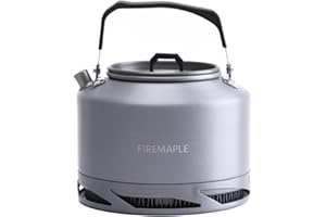Fire-Maple 1,3L Bouilloire de Camping en Aluminium Ultralégère Portative pour cafetière de Pique-nique de théière