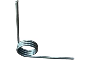 10 stycken torsionsfjäder fjäderstål, 0,6 mm x 5 mm x antal vridningar 4 x 90°, V-formad torsionsfjäder