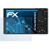 3 x atFoliX Displayschutzfolie Sony DSC-RX100 III Schutzfolie - FX-Clear kristallklar