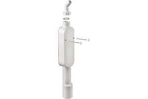 Sanitop-Wingenroth Viega 364687 Sifone per montaggio a parete modello 5636.1, uscita verticale bianco, 1 pezzi, 40/50 mm, 22367 6