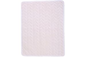 ‎LIVEINU Liveinu Wasserdichter Plush Fleece Matratzenschutz Anti-Rutsch Atmungsaktiv Inkontinenzauflage Wiederverwendbar Saugfähige Pads für Babys Senioren Stillzeit Schwangere Inkontinenz Beige 90x120cm