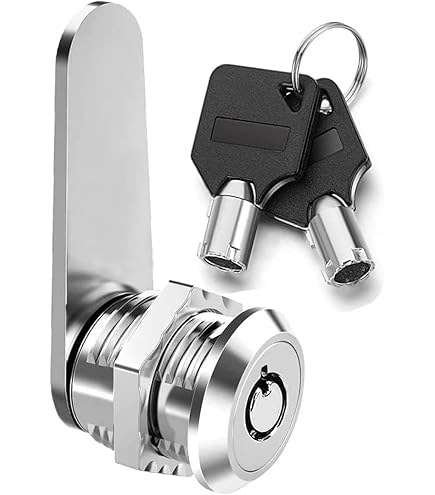 Confezione da 2 chiusure per porte di armadietti con 8 viti per camper, roulotte, accessori per armadietti, nero | Leroy Merlin