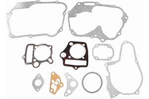 Aramox Engine Cylinder Head Stator Clutch Intake Gasket Seal Set Fit for 50 70 90 ATV Dirt Bike Go Kart