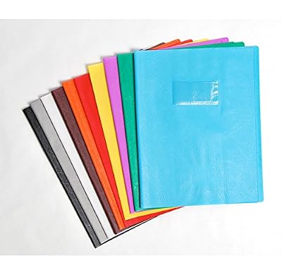 Clairefontaine 72512 C 24 x 32 cm Cahier d'exercices d'écran avec porte étiquette - Marron