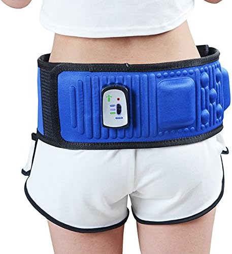 Rouge Massage Waist Abdomen Belly Fat Lazy Shaking Machine New Massage Belt, Weight Loss Magic, Suitable for A Large Number of People. Blue
