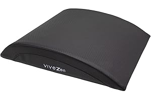 Vivezen - Coussin d'exercices, matelas pour abdominaux - Noir