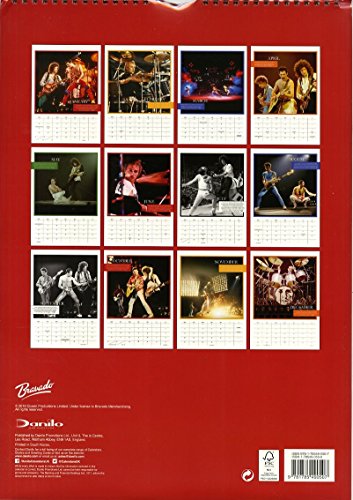Queen Official 2017 Calendar - A3 Wall Calendar 2017