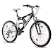 Produktbild 24" KCP JUGENDFAHRRAD KINDERFAHRRAD MOUNTAINBIKE GUARO 18 Gang weiss schwarz - 61,0 cm (24 Zoll)