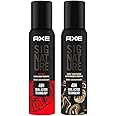 AXE Signature Dark Temptation Body Perfume for Men, 154 ml And Signature Body Perfume, Intense, 154ml