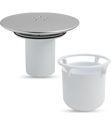 Passoire à Cheveux Pour Bac De Douche Viega Tempoplex - Lot De 2, ABS, Made In Germany
