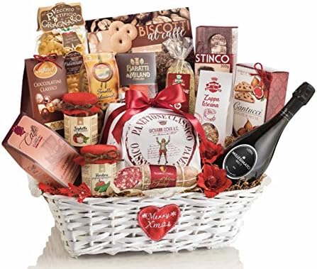MERRY XMAS - Gourmet Christmas Food Basket - Gift Ideas - Italian Products
