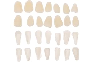 Healifty 100PCS/ Set Temporary Tooth Repair Kit Teeth Veneer Repair Kit Tooth Filler Kit Dental Temporary Crown for Fix Filling The Missing Broken Tooth Dental Gaps