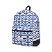 Produktbild Rucksack Mann Frau IKAT Lässig Städtisch Jugendlicher Sport Leinwand Gewebt 25 Liter Schule Backpack Daypacks Laptop Computer Umhängetasche Design Spaß Mehrfarbig Chico Mädchen Blau
