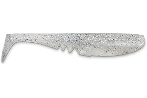 Iron Claw MOBY SOFTBAITS - Racker Shad, 12,5cm, 14 Farben, mit Hakenkanal, UV-reaktives Material, 100% ungiftig, Made in Germany