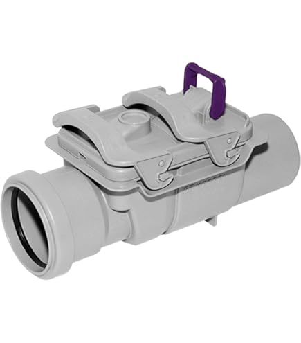 UZMAN Rückstauverschluß DN50 - Rückstauklappe Mit Rattenschutz