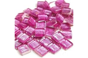HOBBY ISLAND MOSAICS Craft Mosaic Tiles - Luminescence - Hot Pink