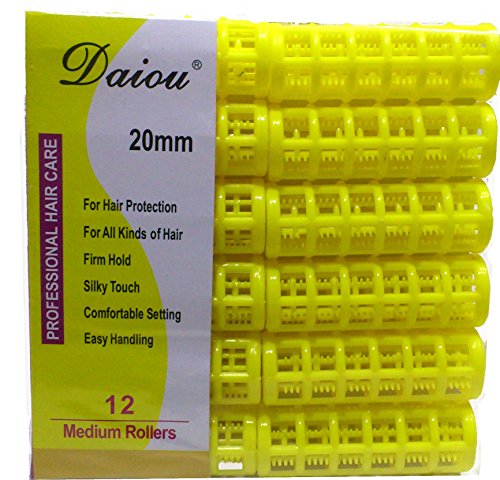 Homeoculture 12 pcs 20mm Plastic DIY Hairdressing Roller Curlers Clips for Woman(Color May Vary) RS.199 (5.00% Off) - Amazon
