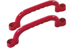 XHXseller 2 soportes para escalada en roca para niños y adultos, grandes agarres para pared de roca para interiores y exteriores, mango de plástico para niños, 25 x 2.2 x 7.5 cm.