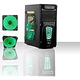 PC DESKTOP GAMING INTEL QUAD CORE HD 500GB SATA III/RAM 4GB 1600MHZ/HDMI-DVI-VGA/USB 2.0 3.0/ PC FISSO COMPLETO ASSEMBLATO PRONTO ALL'USO ITEK NINJA