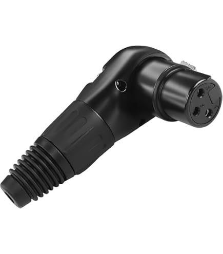 Cavo Microfono XLR Ad Angolo Retto Da Femmina A Dritto Maschio XLR 3 - Foto 9