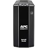 APC by Schneider Electric Back UPS Pro - BR650MI - UPS 650VA (6 IEC Outlets, LCD Interface, 1GB Dataline Protection)