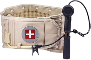 NEWFUN Fascia Lombare Supporto Schiena，Cintura Lombare，Fascia Per La Schiena，Supporto gonfiabile alla schiena, gonfiabile, per alleviare i dolori muscolari e prevenire, per la correzione della postura