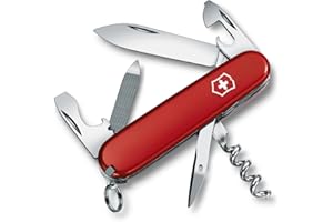 Victorinox Coltello tascabile Sportsman (13 funzioni, taglia lama, cavatappi, lima per unghie)
