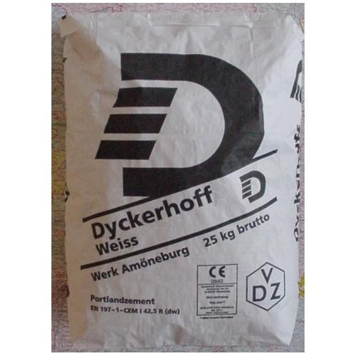 Weißzement Dyckerhoff Weiß CEM I 42,5/R, 25 kg