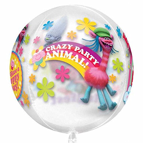 Amscan International 3465201 15 Zoll „Trolle klar Orbz Luftballons“ Ballon - 2