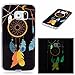 Produktbild Galaxy S7 Hülle,Galaxy S7 Nacht Leuchtende Hülle,Leeook Kreativ Ziemlich Elegant Schwarz Gelb Blau Traumfänger Feder Muster Entwurf TPU Silikon Bumper Schutzhülle Night Luminous Dünnen Weich Abdeckung Schutz Handy Hülle Handytasche HandyHülle Etui Schale Anti-Kratzer Case Cover Tasche für Samsung Galaxy S7 + 1 x Schwarz Eingabestift-Black Yellow Blue Dreamcatcher Feather