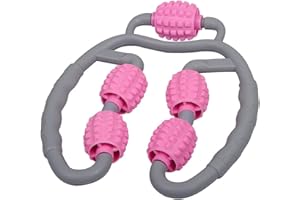Taozoey Massaggiatore Anticellulite, Rullo Anticellulite, Rullo Massaggio Muscolare Gambe, Punti Trigger per Massaggiare i Muscoli Profondi, Rullo Massaggiante (Rosa5)