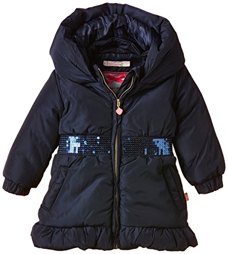 Billieblush Baby-Girls U06040 Puffer Jacket, Blue (Navy), 3-6 Months (Manufacturer Size:06 Months)