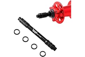 MUQZI Adaptateur QR de vélo 12/15 à 9 mm Adaptateur de moyeu de Roue Avant 100/135/142/148 mm à dégagement Rapide pour VTT et vélo de Route