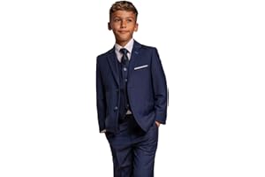SIRRI Costume habillé Slim Cavani pour garçon, Tenue de Mariage, de Bal, de Communion, de 1 à 15 Ans