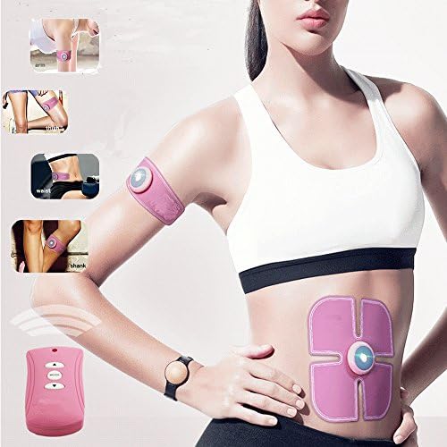 Silaite Intelligent wireless fitness apparatus; Abdominal muscle toner, portable fitness training gear, Wireless Muscle Exercise For Abdomen/Arm/Leg Training, Men &amp; Women Home Office Workout Equipment,remote control