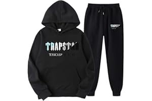 FLYCHEN Trapstar Tracksuits Unisex Hoodie Trapstar London Top Trouser Sets