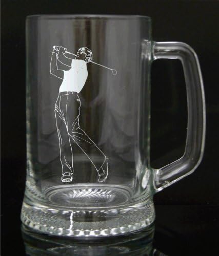Personalised Engraved Tankard Gift, Golf, Gift Box Included