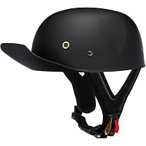 Casque Moto Style Baseball - Demi-coque Vintage - Homologué ECE - Pour Scooter Et Custom