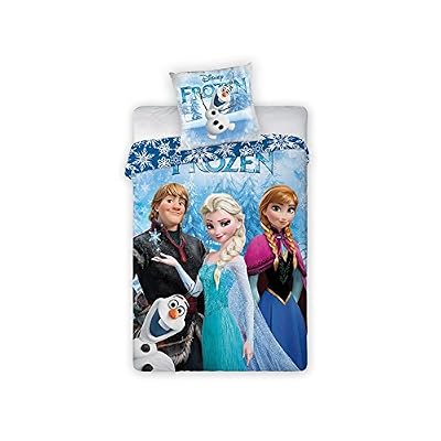 Reine des neiges Parure de lit Reine des Neiges Disney - Housse de couette réversible