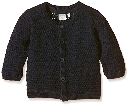 NAME IT Baby Boys Button Front Long Sleeve Cardigan