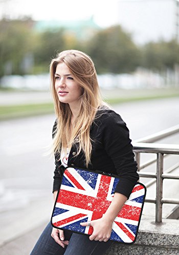 PEDEA Design Schutzhülle Notebook Tasche bis 15,6 Zoll (39,6cm), Union Jack - 4