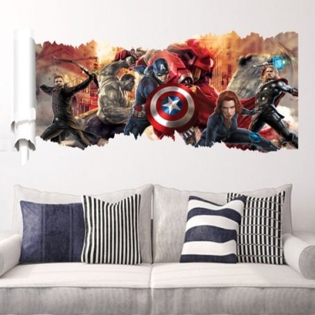 Preisvergleich Produktbild Wandsticker - Marvel Avengers
