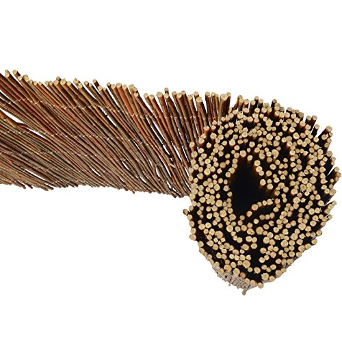 Weidenmatte 300 x 90 cm Weidenzaun, Naturzaun, Winterschutz, Pflanzkübelverkleidung, 1A Qualität aus Europa - 2