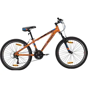 Hero Unisex 21 Speed Sprint Pro Sweed 24T Bicycle with Steel Frame (Orange, 14