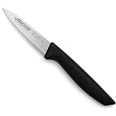 Arcos Nice Peeling Knife Stainless Steel Black 85mm | Ideal for peeling fruits and vegetables. Lightweight knife with ergonom