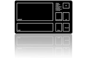 Four leaves Trading Card Game Playmat MTG Playmat Free waterproof bag Table Mats Game Size 60X35 cm Mousepad Compatible for Digimon MTG TCG CCG RPG (black)